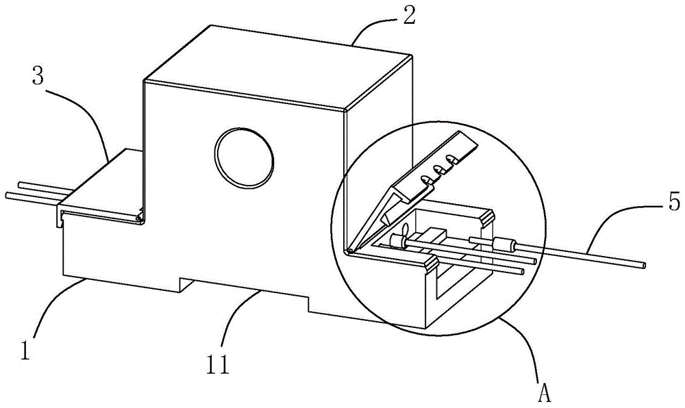 一种稳定接线的霍尔电流传感器的制作方法