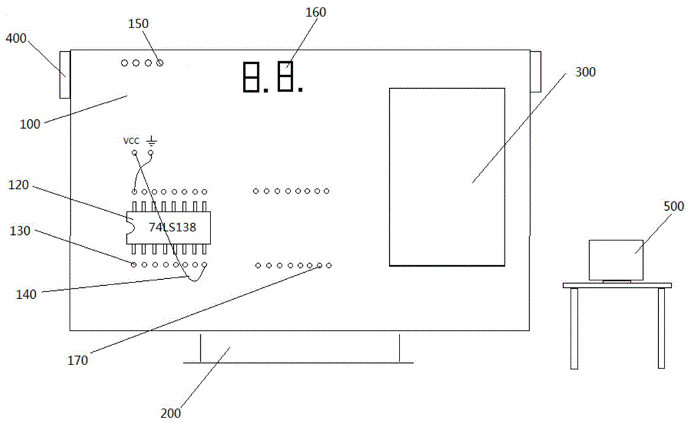 用于数字电子技术课程的教学系统的制作方法