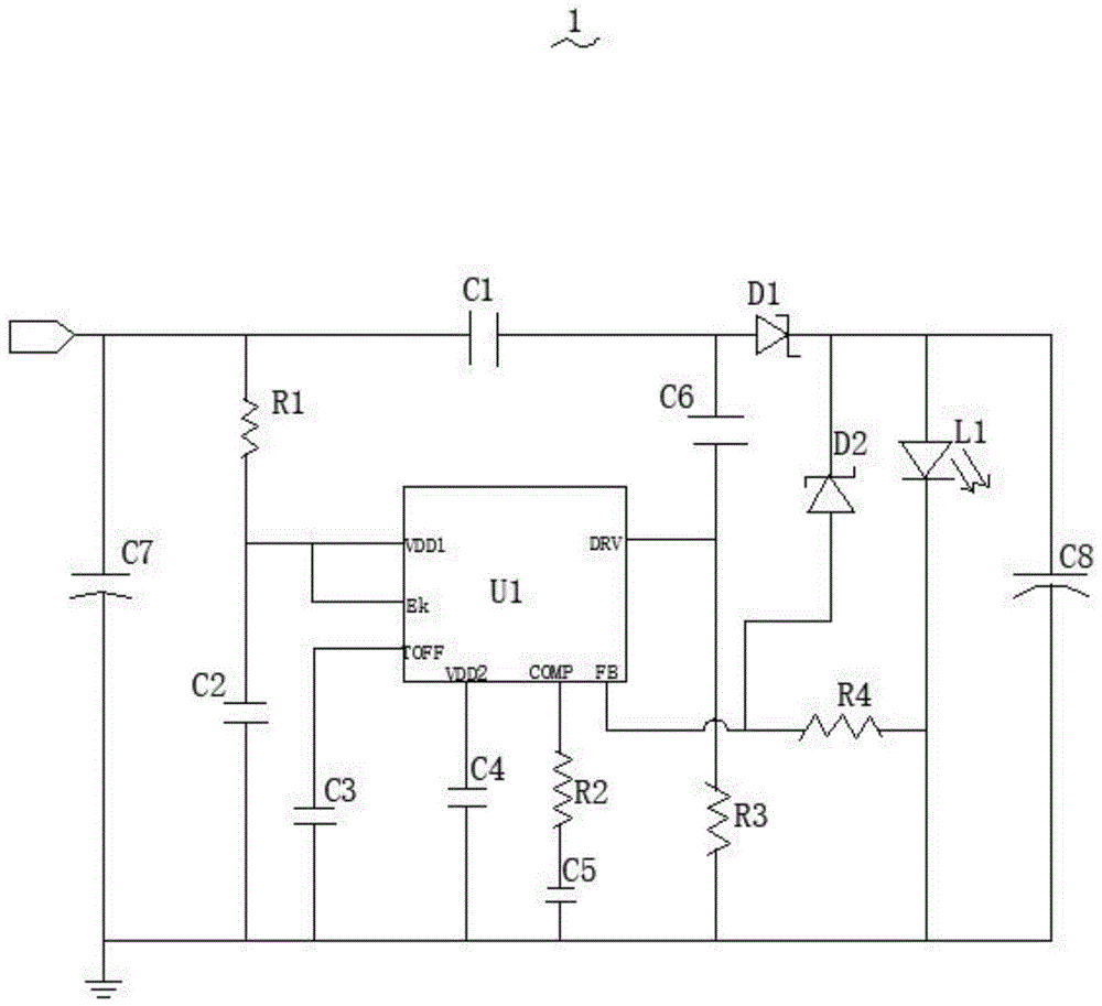 一种大功率LED洗墙灯控制电路的制作方法