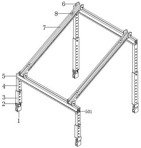 一种观光屋顶升降式光伏支架的制作方法