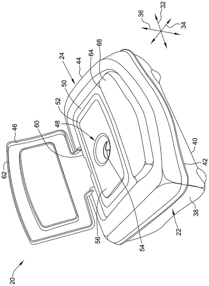 具有柔性分配隔断的分配容器的制作方法