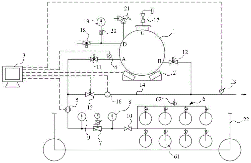 干粉吹送性能实验装置的制作方法