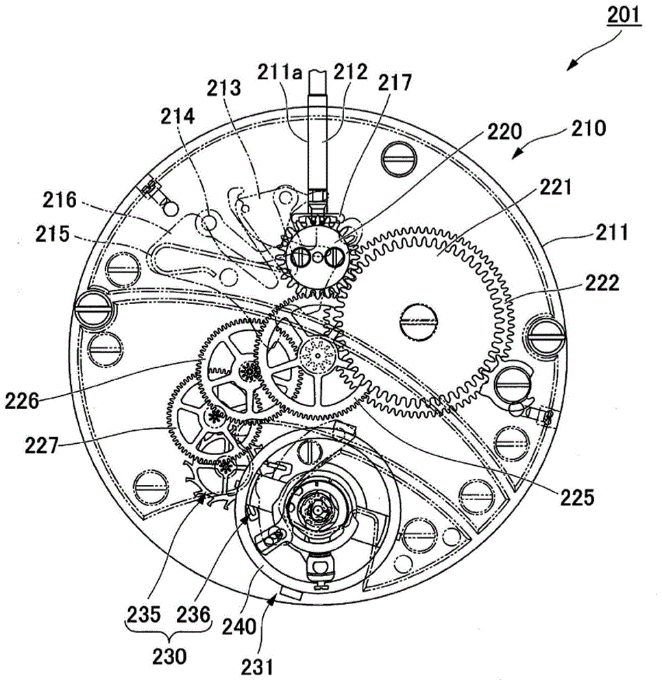 钟表用部件、机芯和钟表的制作方法