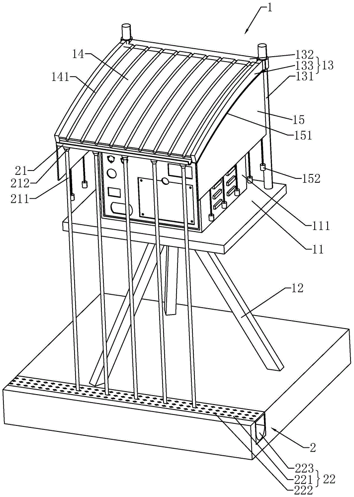空气综合采样器的防雨系统的制作方法