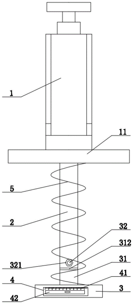 一种液压机用具有缓冲功能的活塞杆结构的制作方法