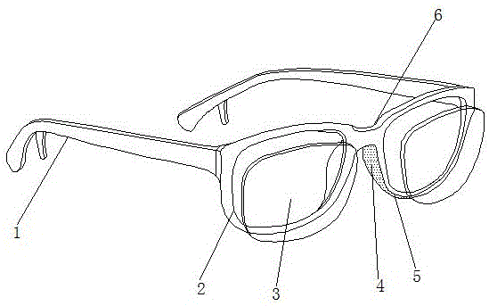 一种防蓝光眼镜的制作方法