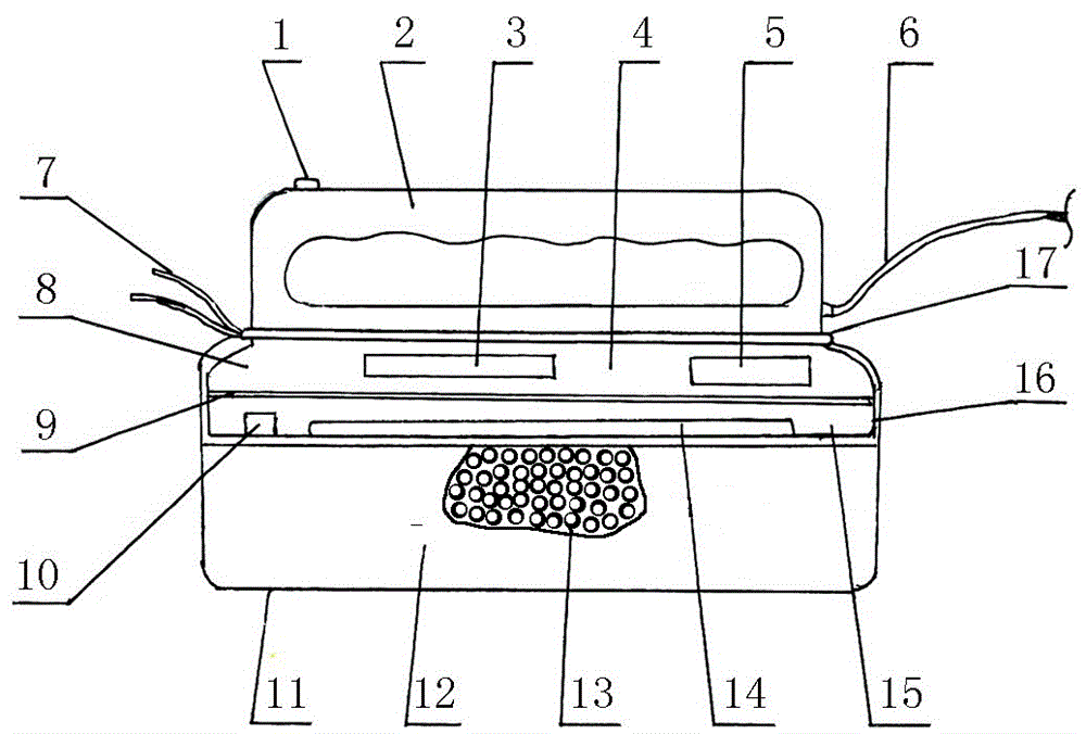实用型便携式小茴香恒温热熨敷机的制作方法