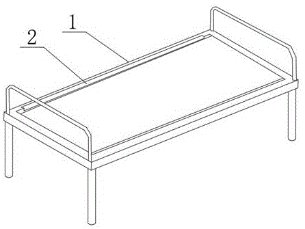 一种肾脏内科临床用病床的制作方法