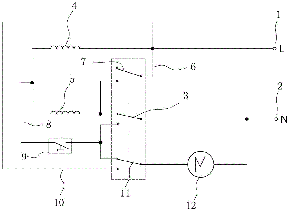 电加热装置的接线电路的制作方法
