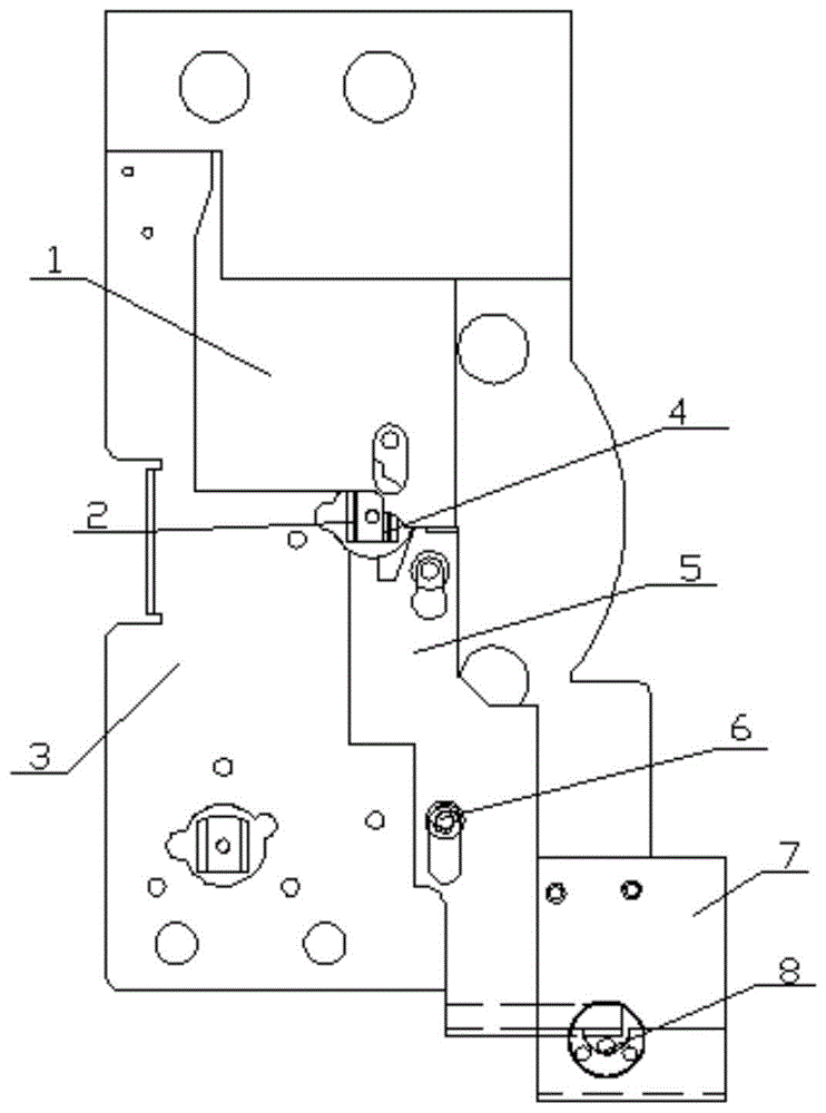 一种三合二锁联锁机构的制作方法