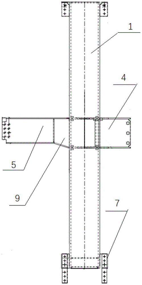 钢构楼宇节柱的制作方法