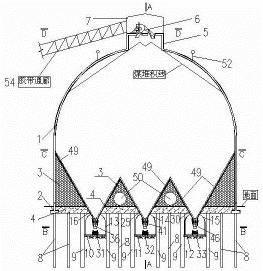 一种大储量半球形筒仓的制作方法