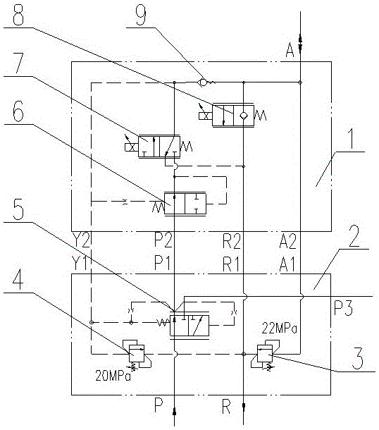 一种拖拉机用电控提升优先集成阀的制作方法