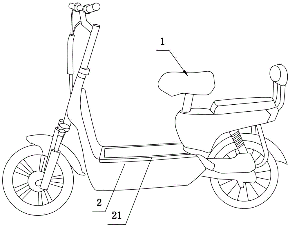 一种结构简便型的电动车电池锁的制作方法