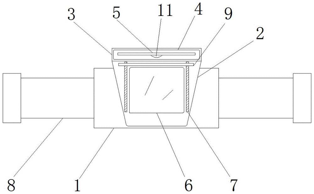 一种占用空间小的智能水表的制作方法