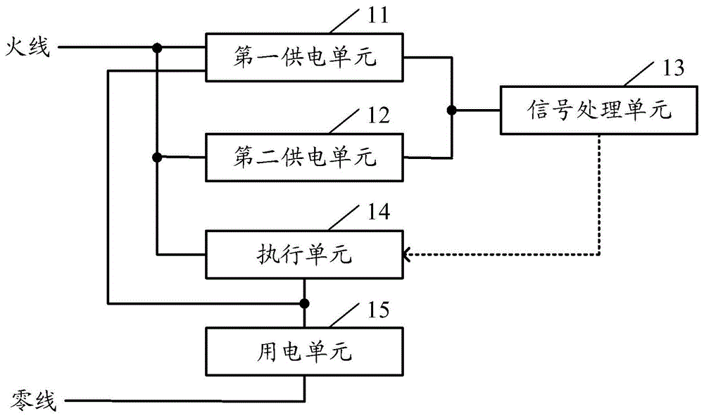 一种单火线开关电路的制作方法