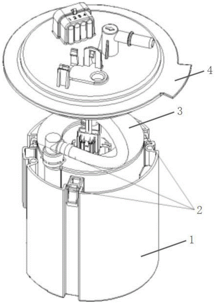 一种油泵内置式汽滤装置的制作方法