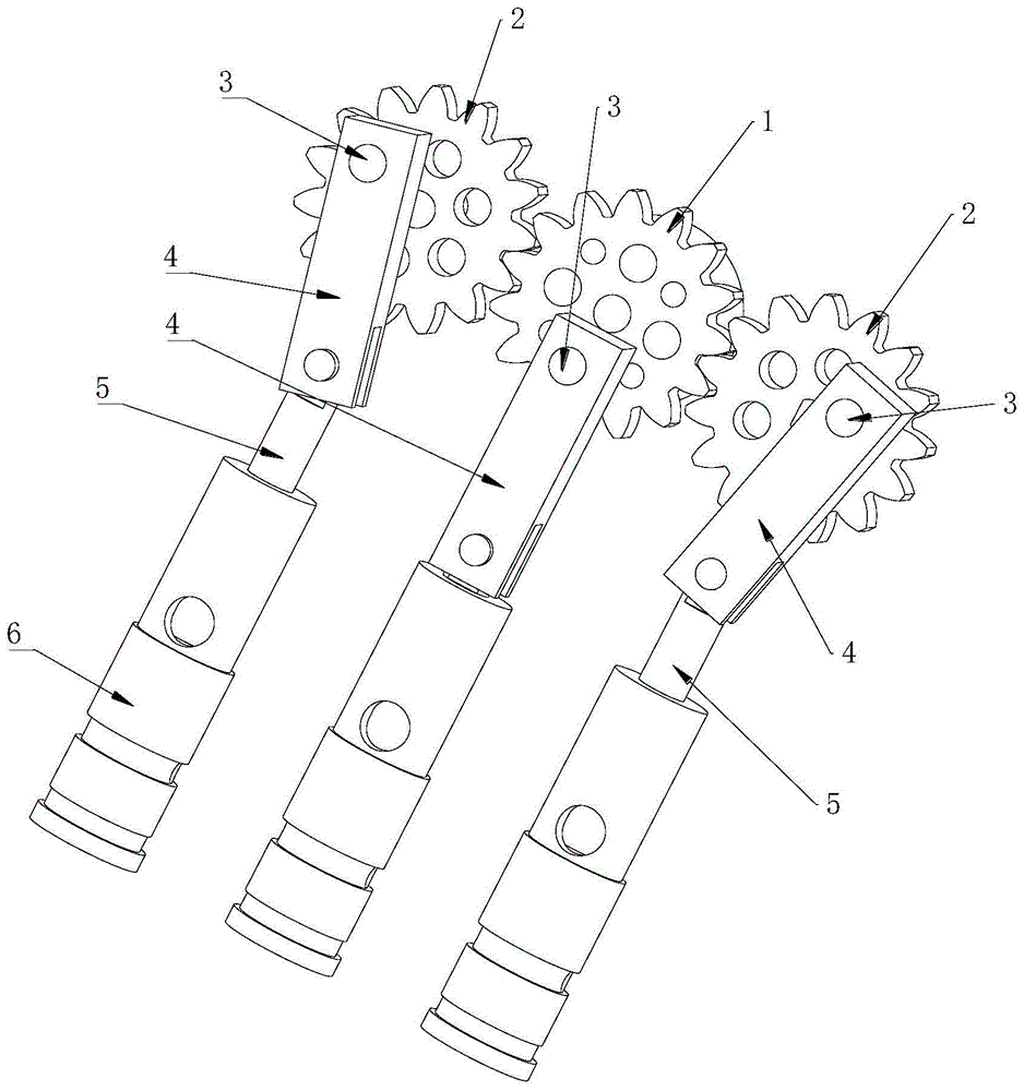 齿轮偏心轴多缸活塞泵结构的制作方法