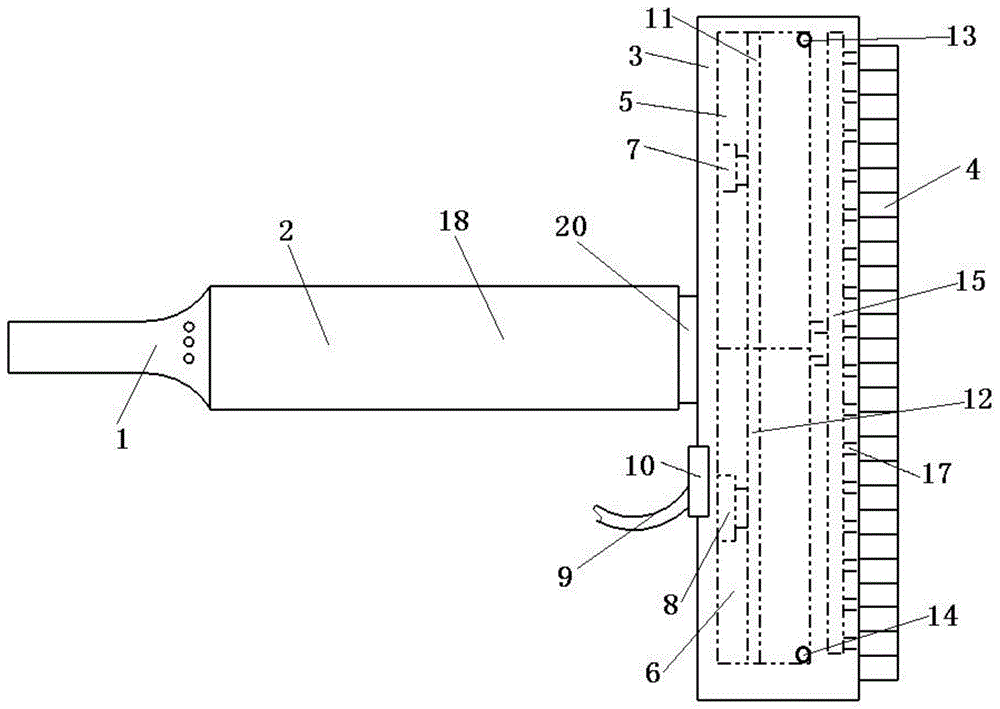 一种电动伸缩油漆刷的制作方法