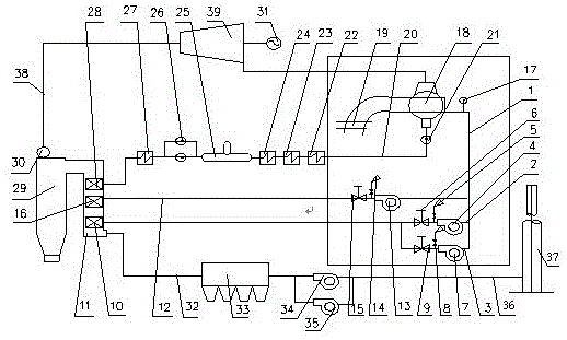 一种汽轮发电机组凝汽器水冷变为空冷的系统装置的制作方法