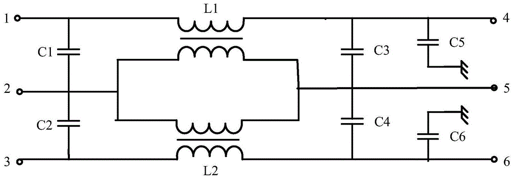 一种电源双路滤波器的制作方法