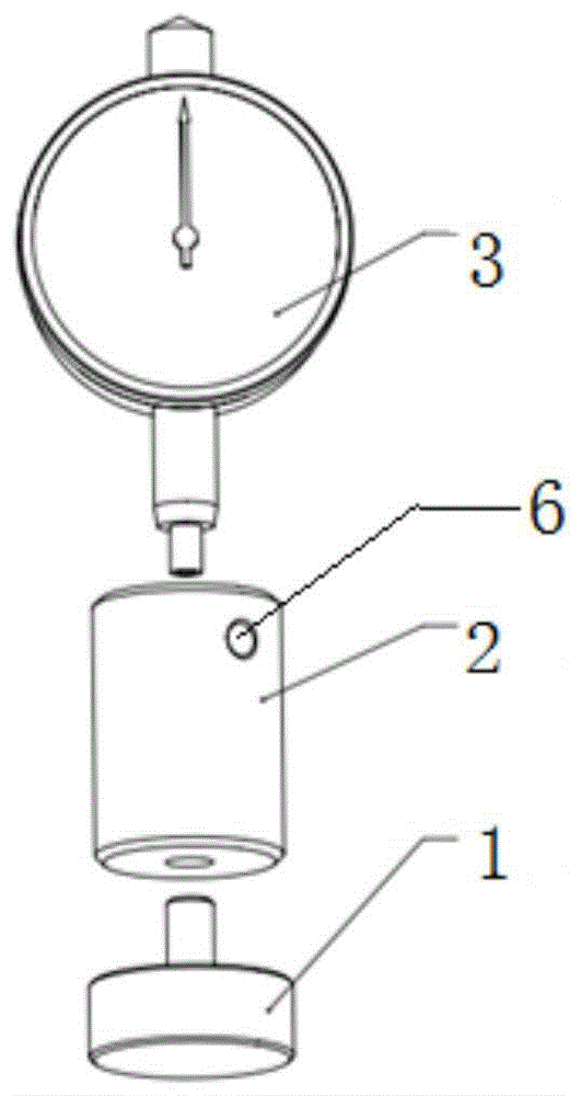 一种轴类高度尺寸测量夹具的制作方法