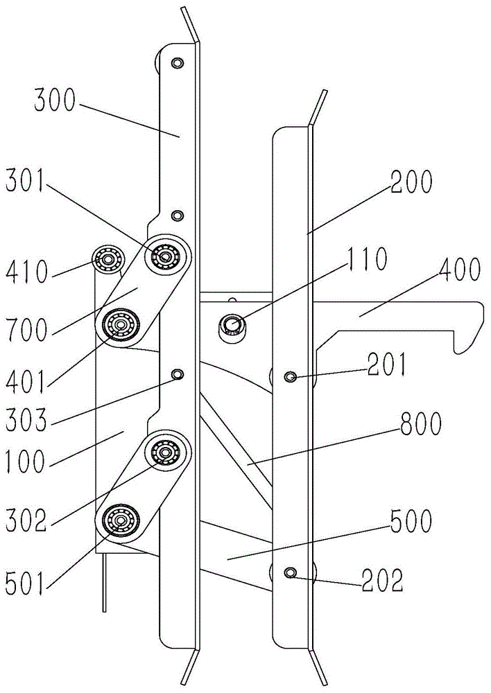 电梯用新型异步门刀的制作方法