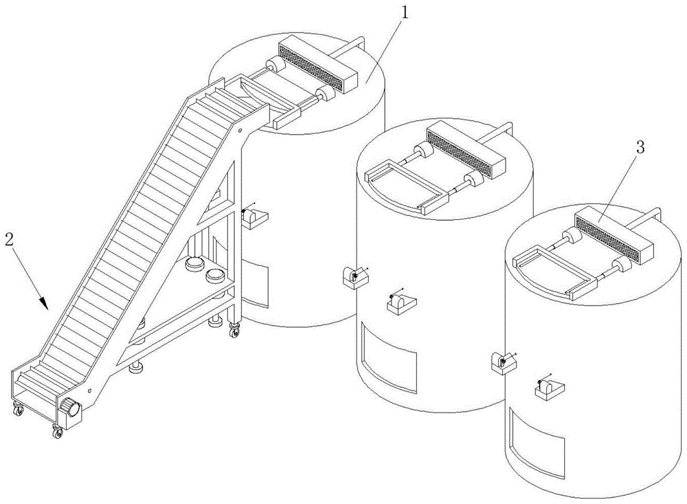 一种大米加工生产过程中用的仓储装置的制作方法