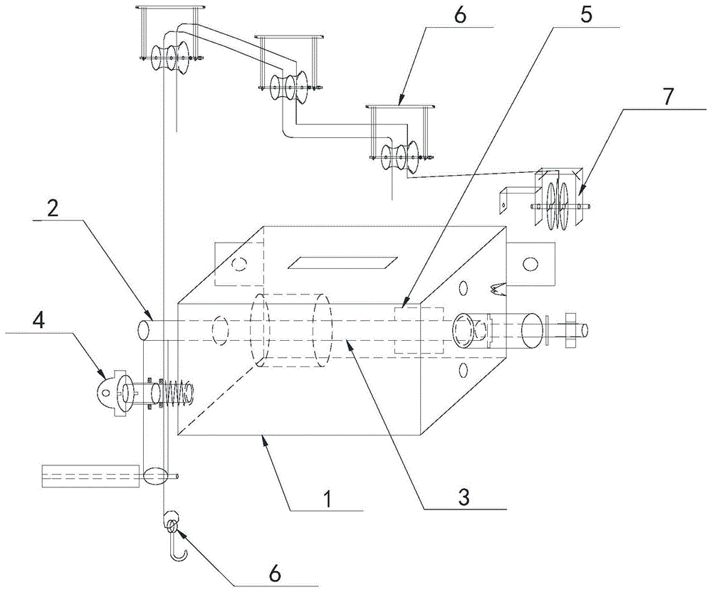 矿用检测探头升降器的制作方法