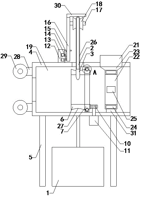 一种电缆外表面印字装置的制作方法