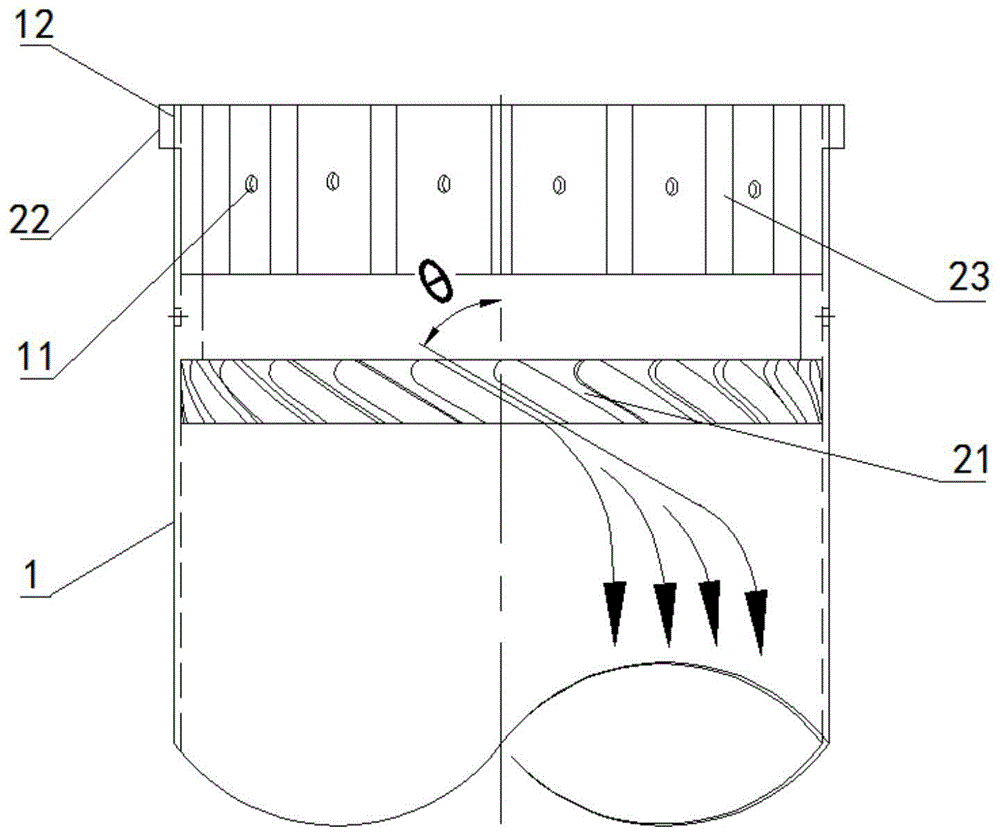 一种立式湿式静电除尘装置及其集尘管的制作方法