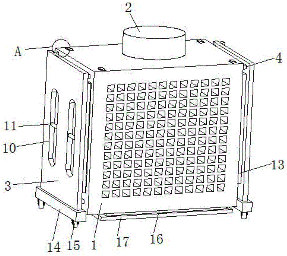 一种降噪型热水器用空气能热泵机的制作方法
