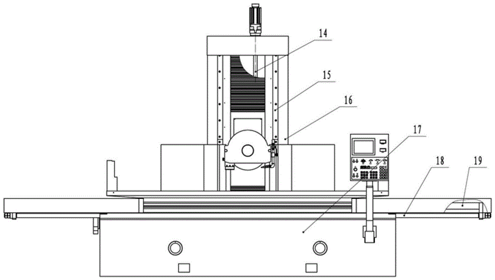 一种动柱式平面磨床的制作方法