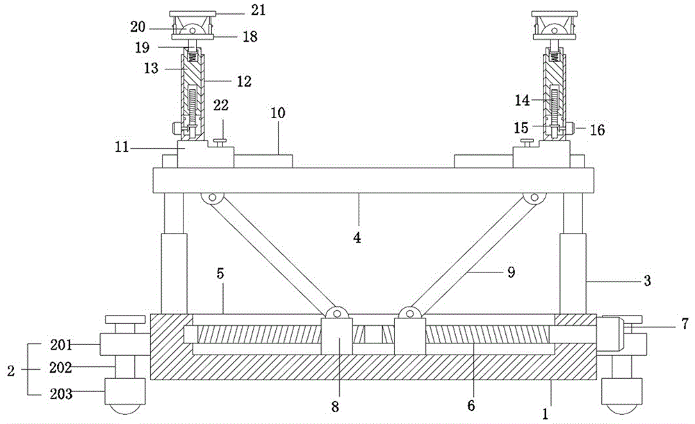 一种建筑施工用建筑装饰辅助支撑装置的制作方法