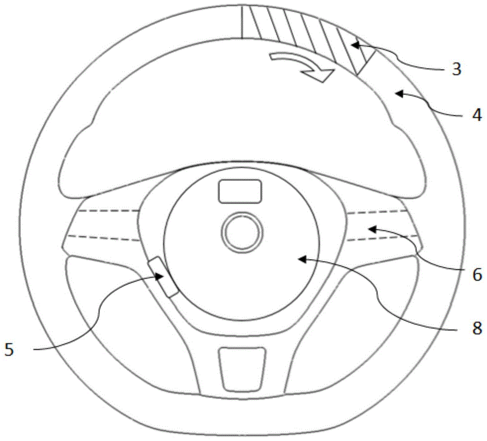 一种离手检测车辆方向盘的制作方法