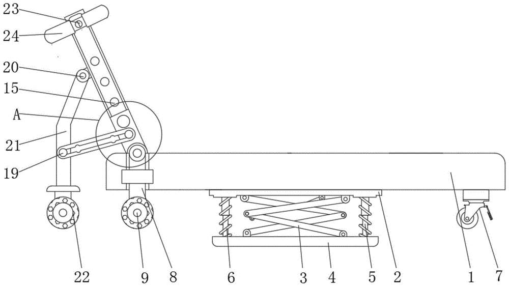 一种灵活度高的可推式的货物运输工具的制作方法