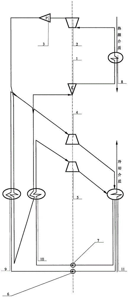 分级蒸发联合循环动力装置的制作方法