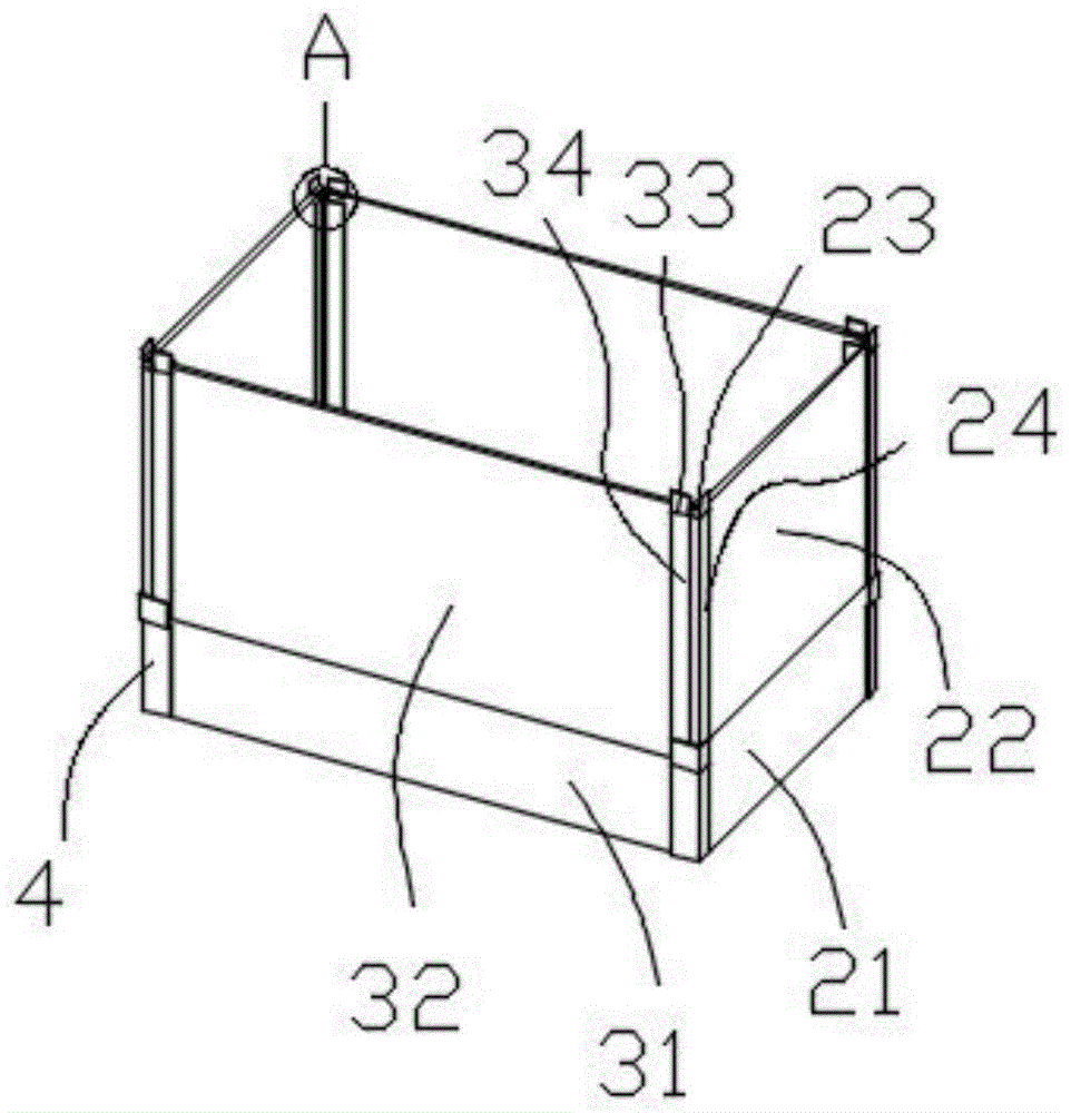 一种可折叠中空箱的制作方法