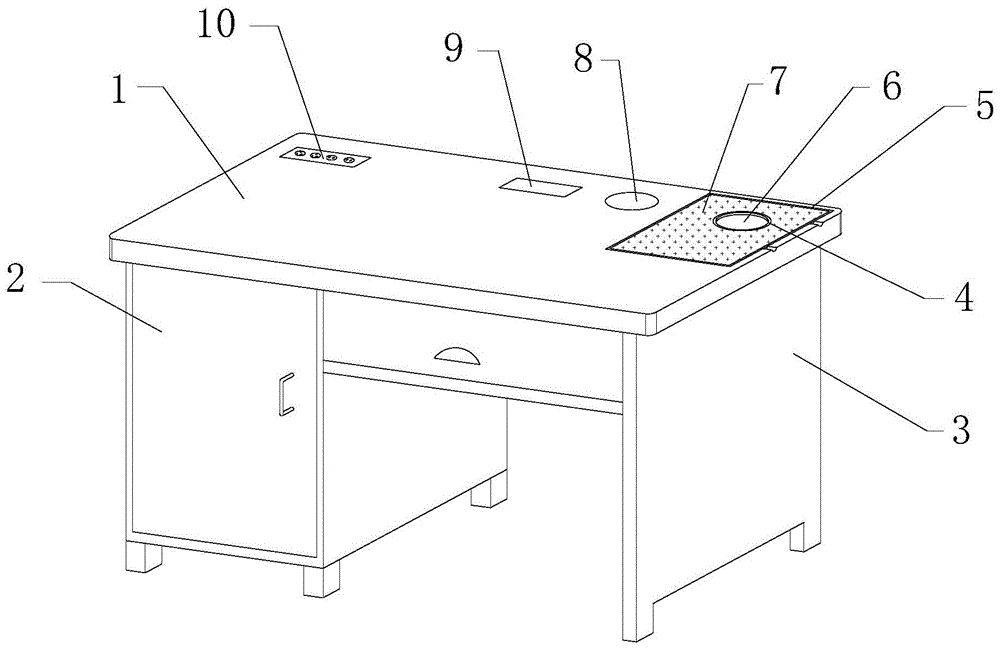 一种多功能智能书桌的制作方法