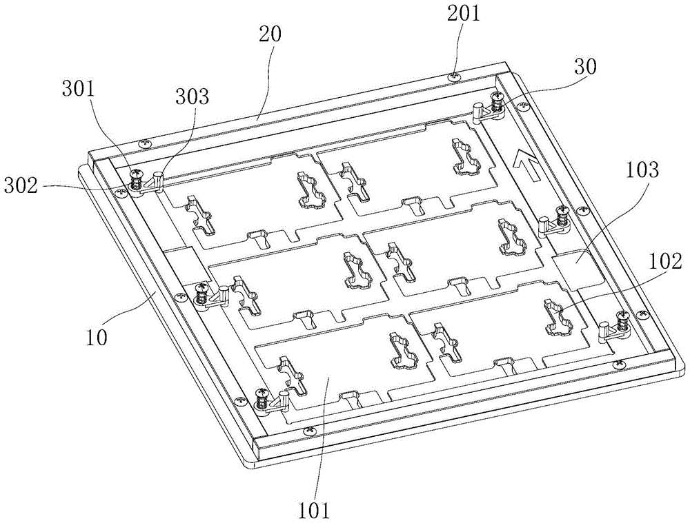 一种新型耐高温材料的波峰焊过炉治具的制作方法