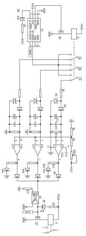 一种具有线路接地保护的高压开关柜带电指示装置的制作方法