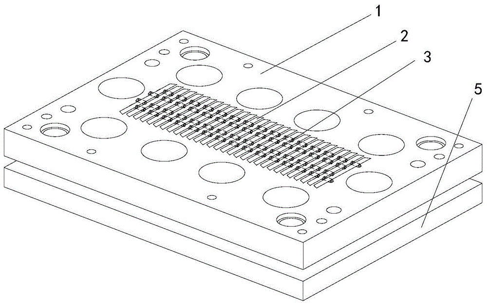 百叶窗模具结构的制作方法