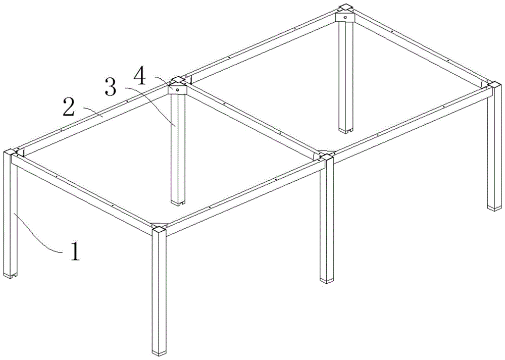 家具组装用方管结构的制作方法