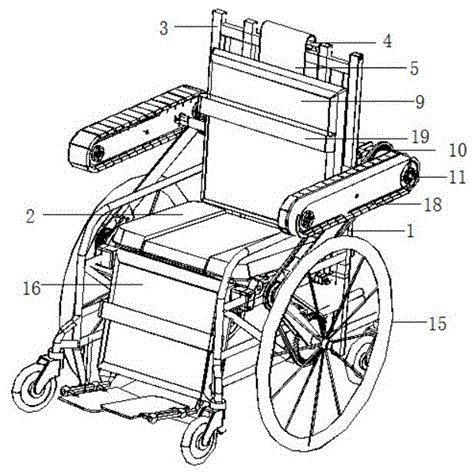 一种可升降式轮椅的制作方法