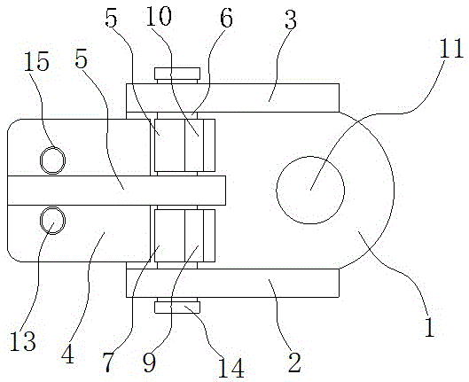 一种减震支架的耐折弯型前三角臂弹性铰接件的制作方法