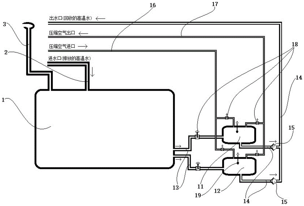 用于回收高温水的系统的制作方法