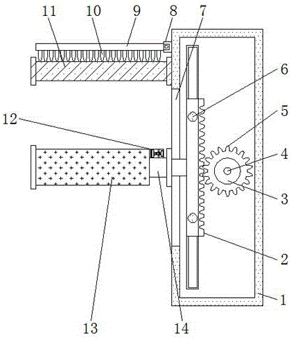 一种织布机定位加工装置的制作方法