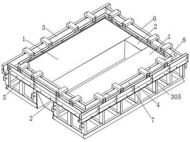 一种整体式门楼预制专用模具的制作方法