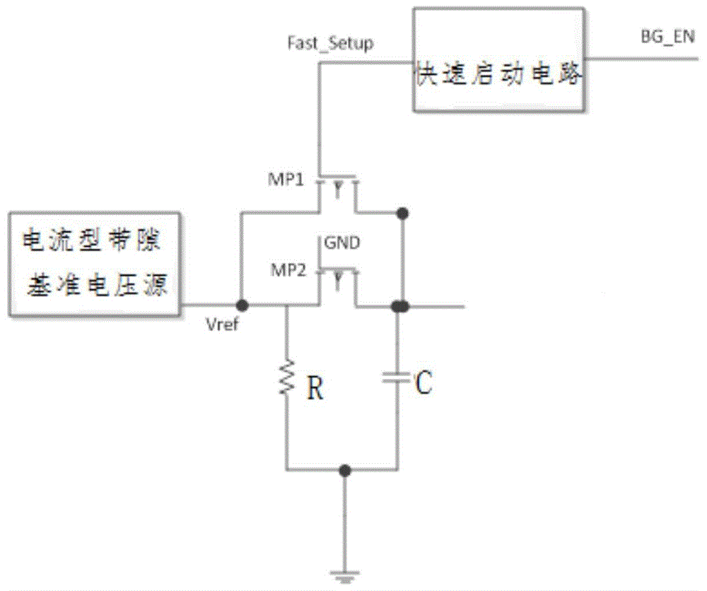 低噪声带隙基准输出电压建立电路的制作方法