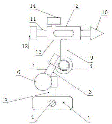 一种金属零件手修量柔性检测工具的制作方法